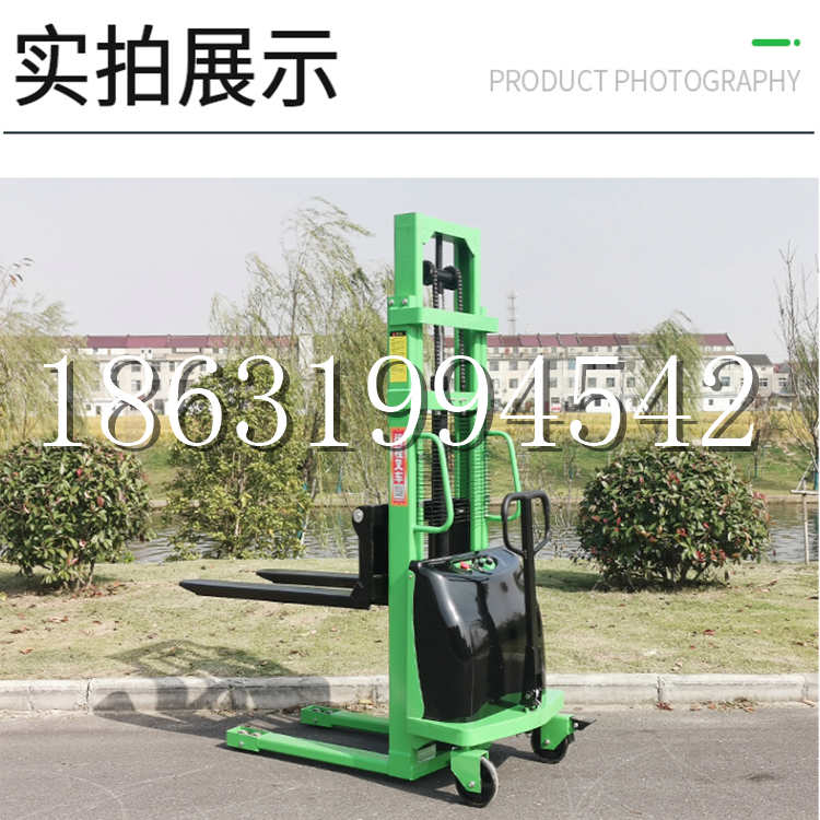 巴南区电动叉车堆高车液压铲车电瓶1吨2吨站驾步行式小型全自动叉车